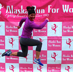 Alaska Run for Women Runner